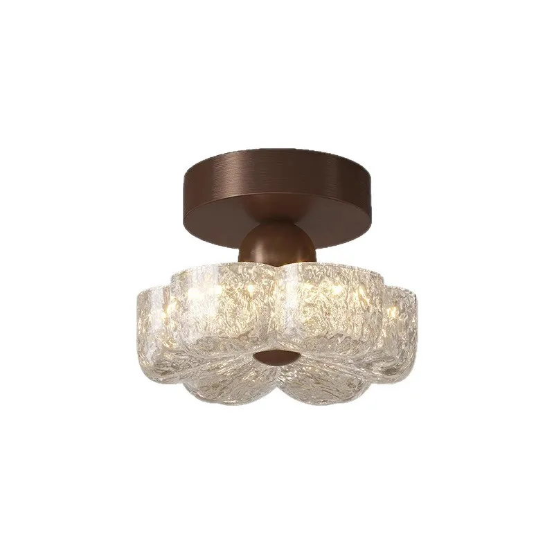 Medieval, resin, flower ceiling lamp, French, vintage