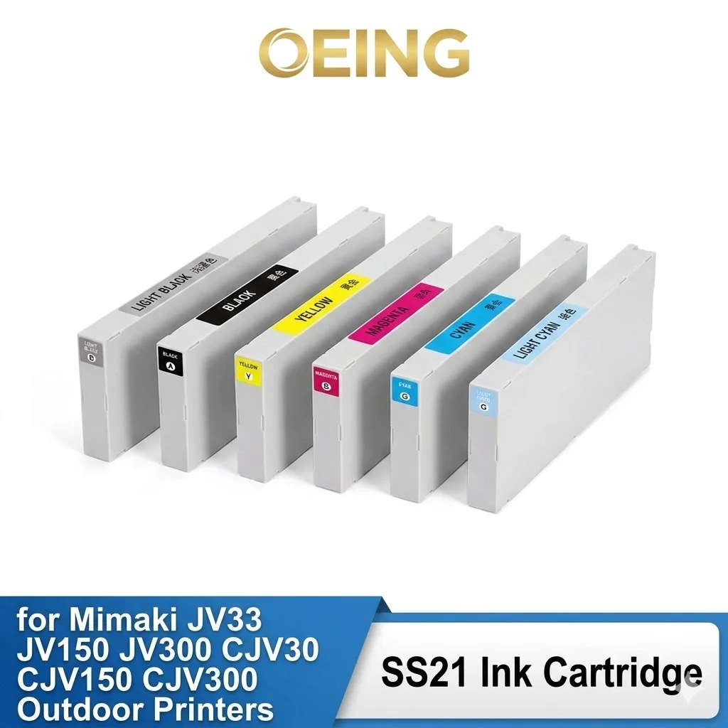 Compatible SS21 440ml Eco-Solvent Ink Cartridge for Mimaki JV33 JV150 JV300 CJV30 CJV150 CJV300 Outdoor Printers