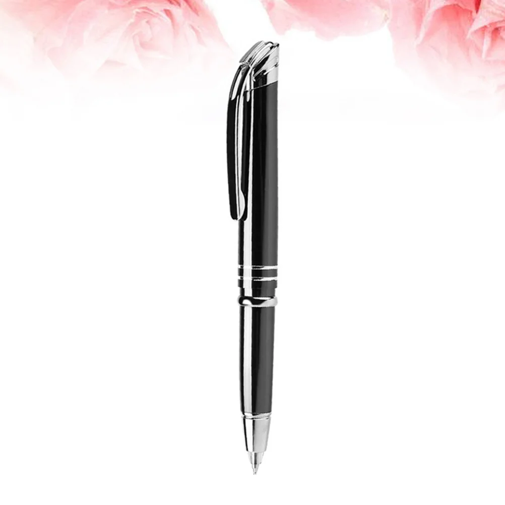 

2Pcs Glowing Ballpoint Pens LED Light Up Writing Pen Metal Body Smooth Flow Stationery Gift for Office Use