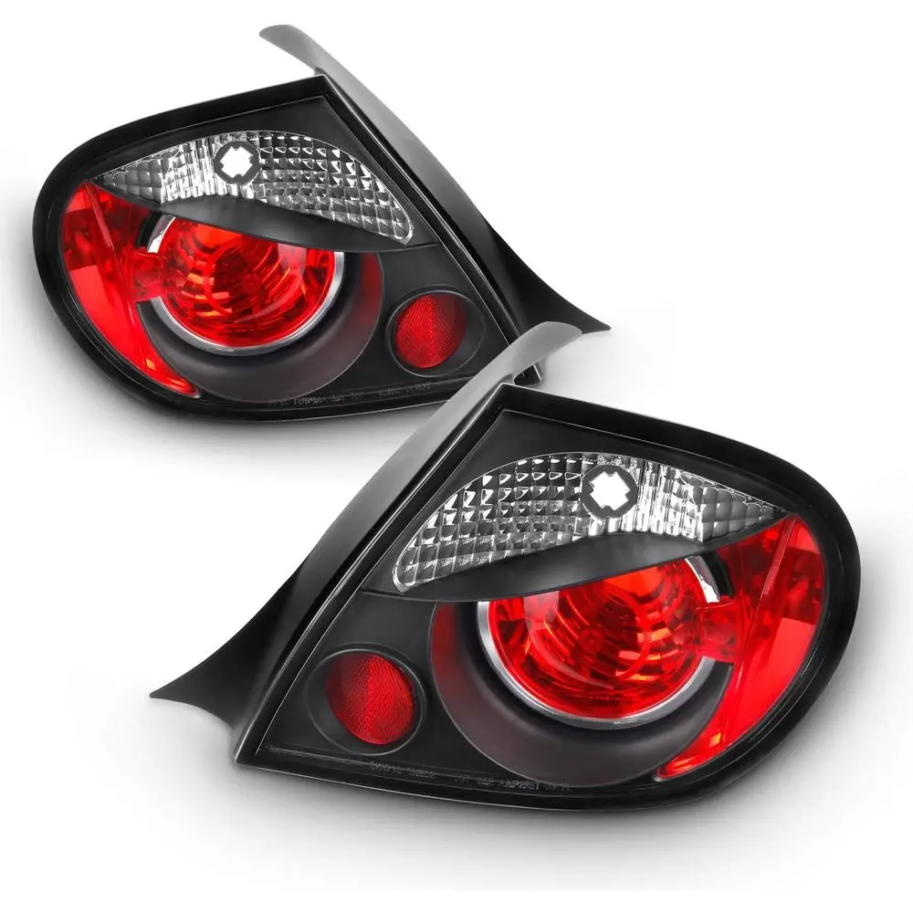 

- For 03-05 Dodge Neon JDM Black Housing Tail Brake Lights Assembly Driver and Passenger Pair