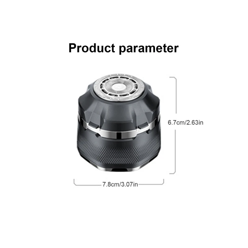 Rasoirs tête rasoir électrique étanche pour hommes chauves affichage LED humide/sec rasoir rotatif Rechargeable A0NC