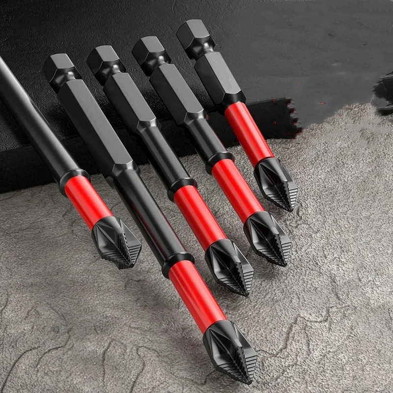 

1Pcs Anti Slip And Impact Resistant Tungsten steel Screwdriver Bit Phillips Screwdriver Bit Magnetic Electric Drill Bit Stro