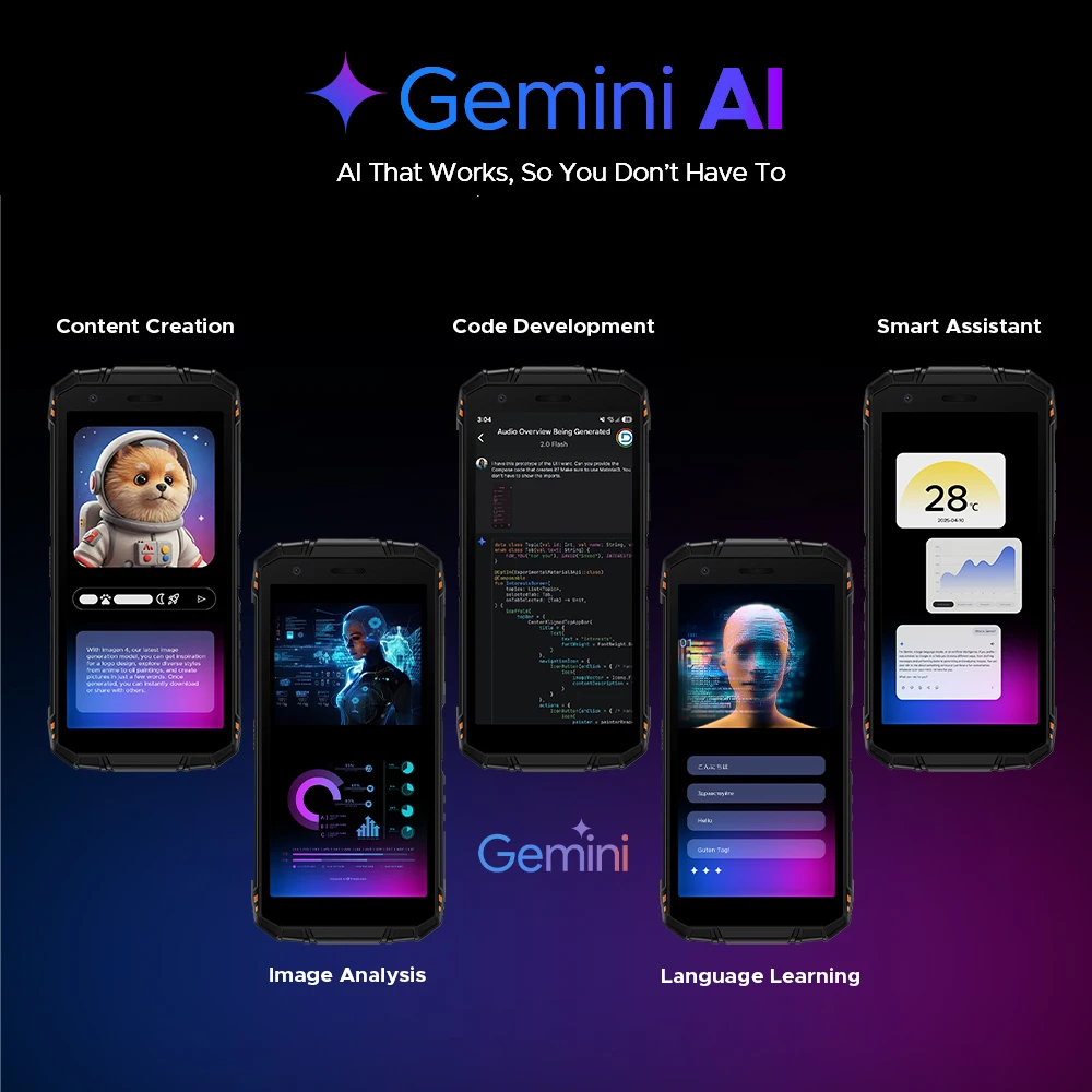 Global Version DOOGEE Fire 3 Pro Rugged Phone 16GB 128GB 5.5" HD+ Display 8350mAh Battery UNISOC T7200 16MP+8MP NFC Android 15