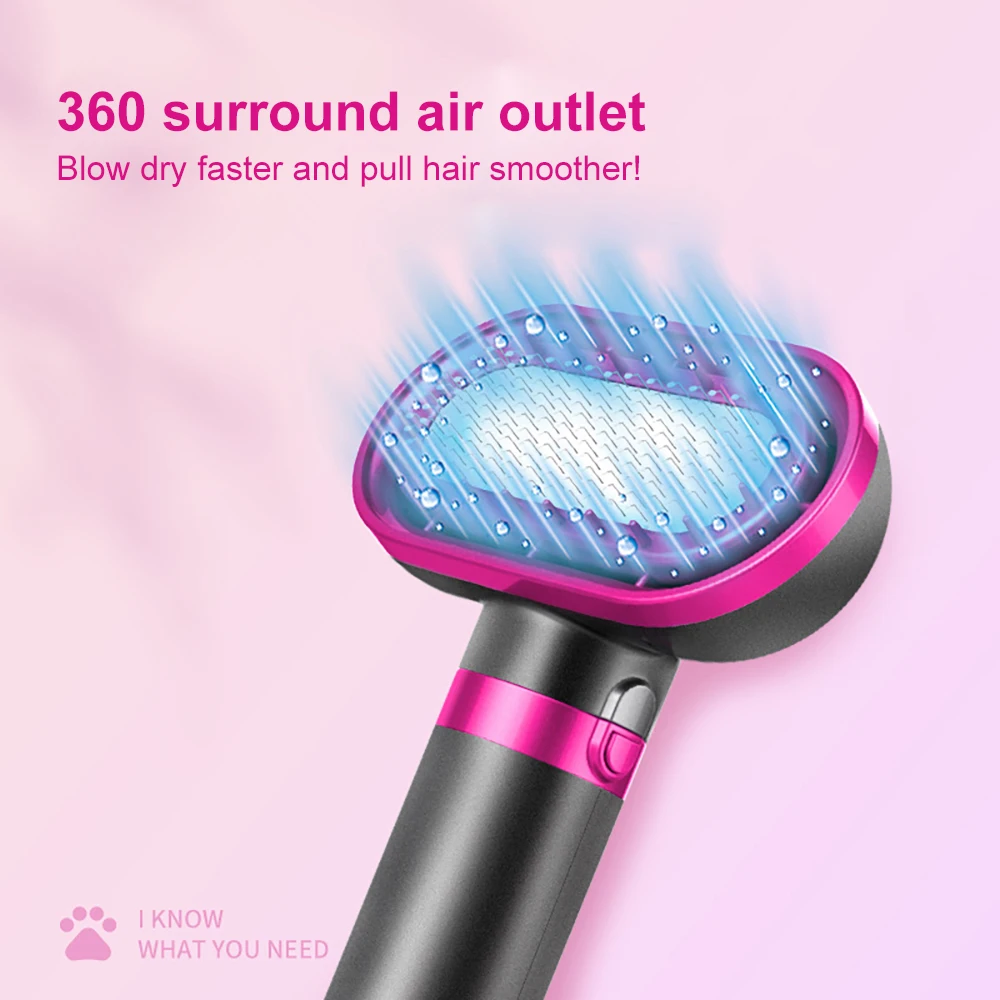 Pet Dog Dryer Comb Brush &Dryer 2-In-1  Grooming Hair Dryers Tools Cat Dogs Hair Comb Low Noise Massage Hair Protection Machine