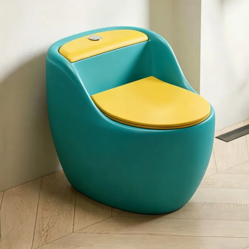 Toilet household French retro style personalized creative egg shape