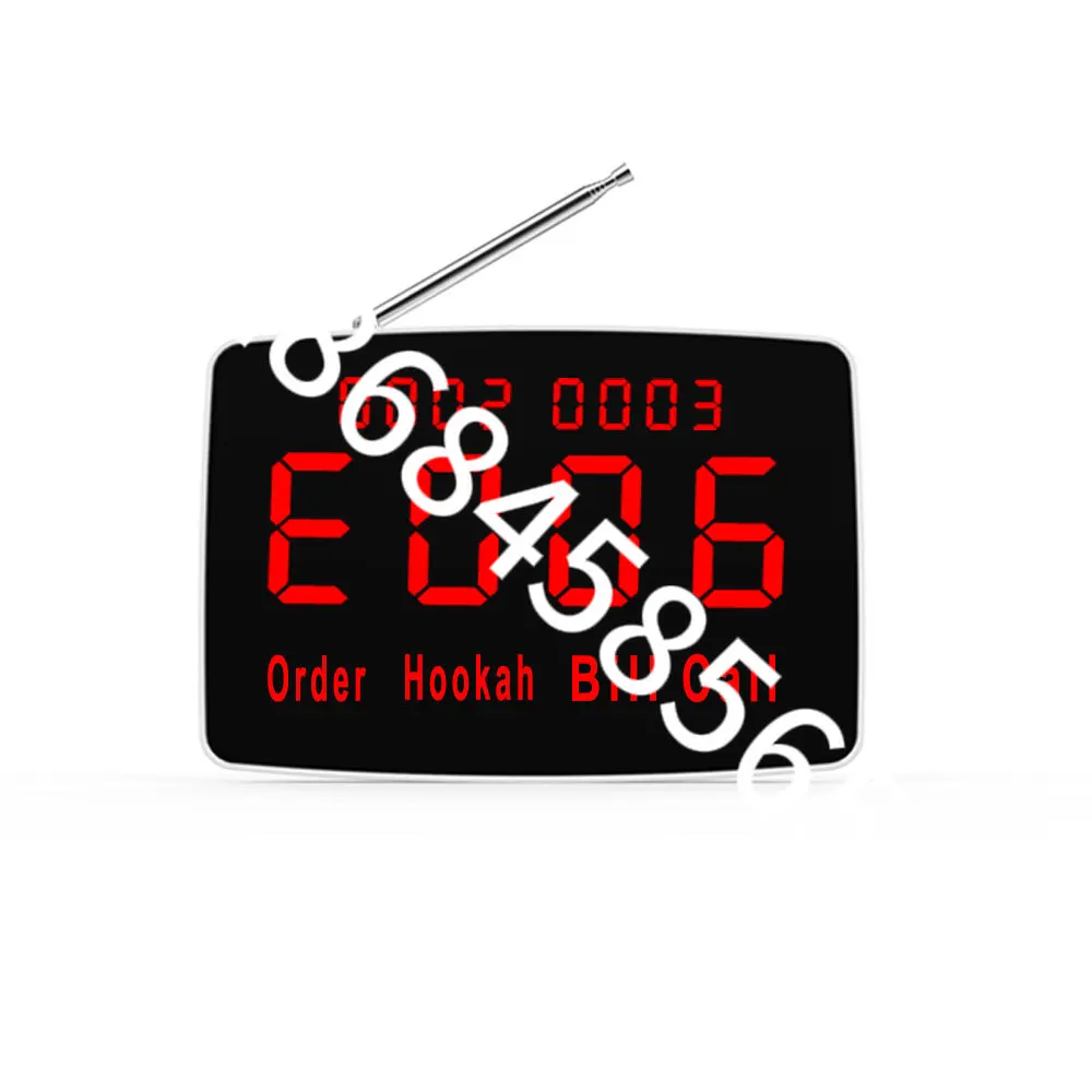 

Artom Wireless Waiter Call System Screen Receiver Monitor Display with Customized Languages Texts