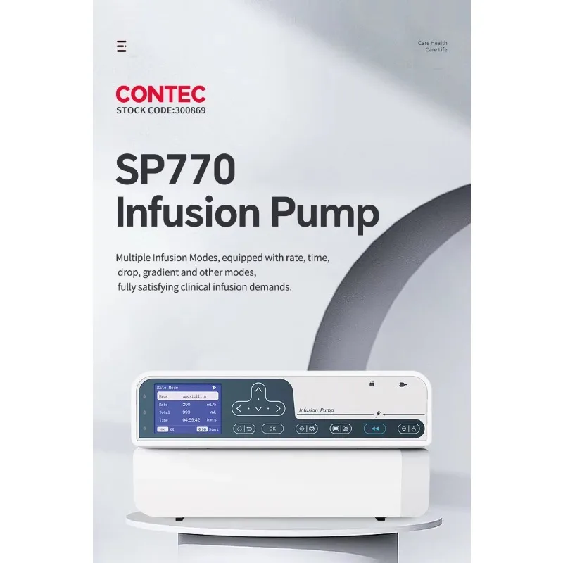 2026 Vet Digital LCD Veterinary Volumetric Infusion Pump for Animal Care and Pet Medical Equipment