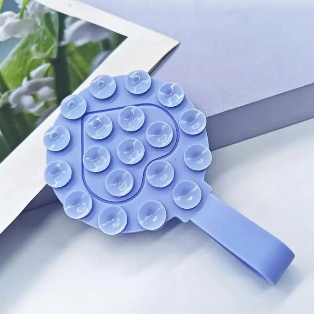 Регулируемый держатель для телефона, красочный силиконовый держатель для телефона на присоске, магнитное универсальное крепление для телефонов, двусторонняя настенная присоска