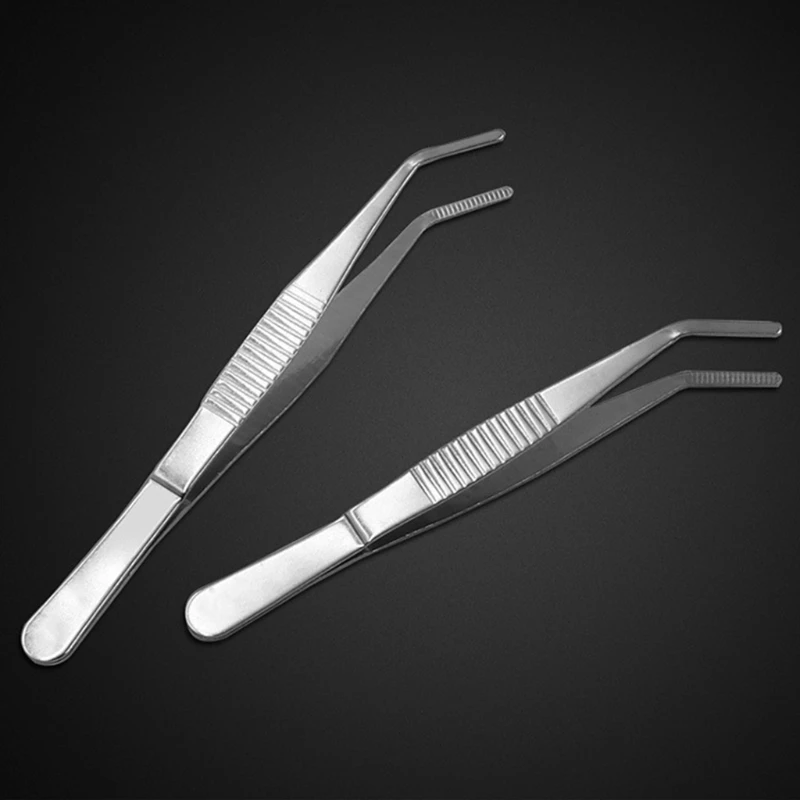 G92C Stainless Steel Tweeezers All-Purpose Forceps Professional Tweezers Tongs