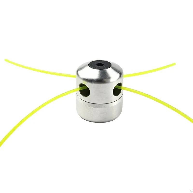 Aluminum Trimmer Head Replacement Accessory for Brush Cutter Backpack Grass Trimmer Lawn Mowing Cutting Head