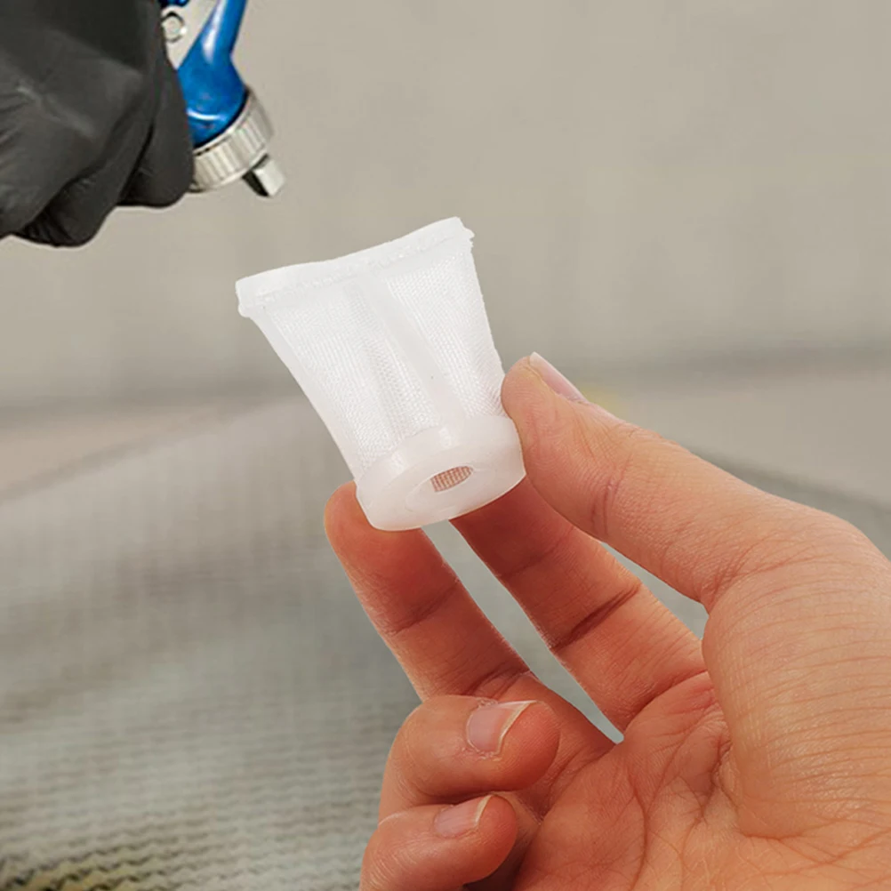 

10pcs Paint Sprayer Filter Screen Mesh 120 for Airless Spray Gun Accessories 8mm 10mm Small Strainer Car Painting Tools
