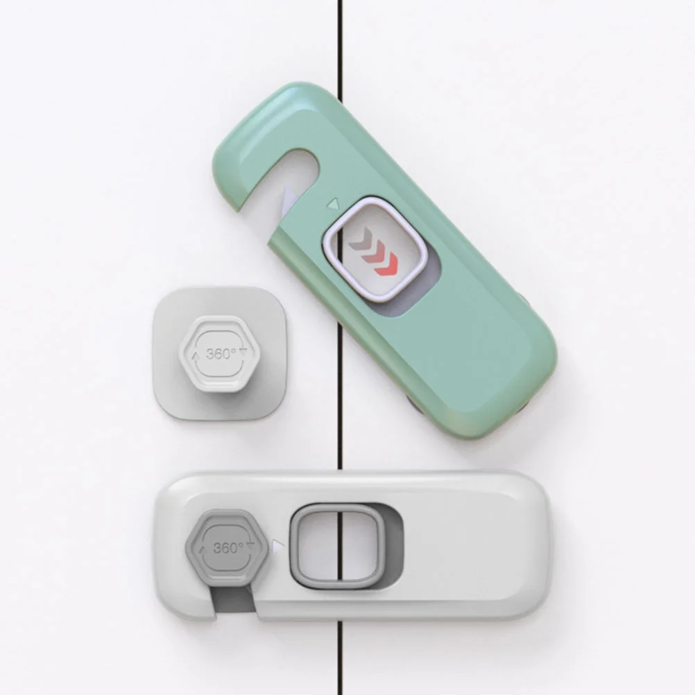 

3Pcs Children Safety Locks Anti Pinch Hand Drawer Cabinet Protection Durable Practical Furniture Accessory for Home