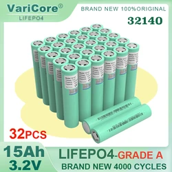 32x VariCore 3.2V 32140 15Ah LiFePO4 Battery diy 4s 8s 12v 24V 36V Inverter Electric Vehicle Travel Camping batteries Tax Free