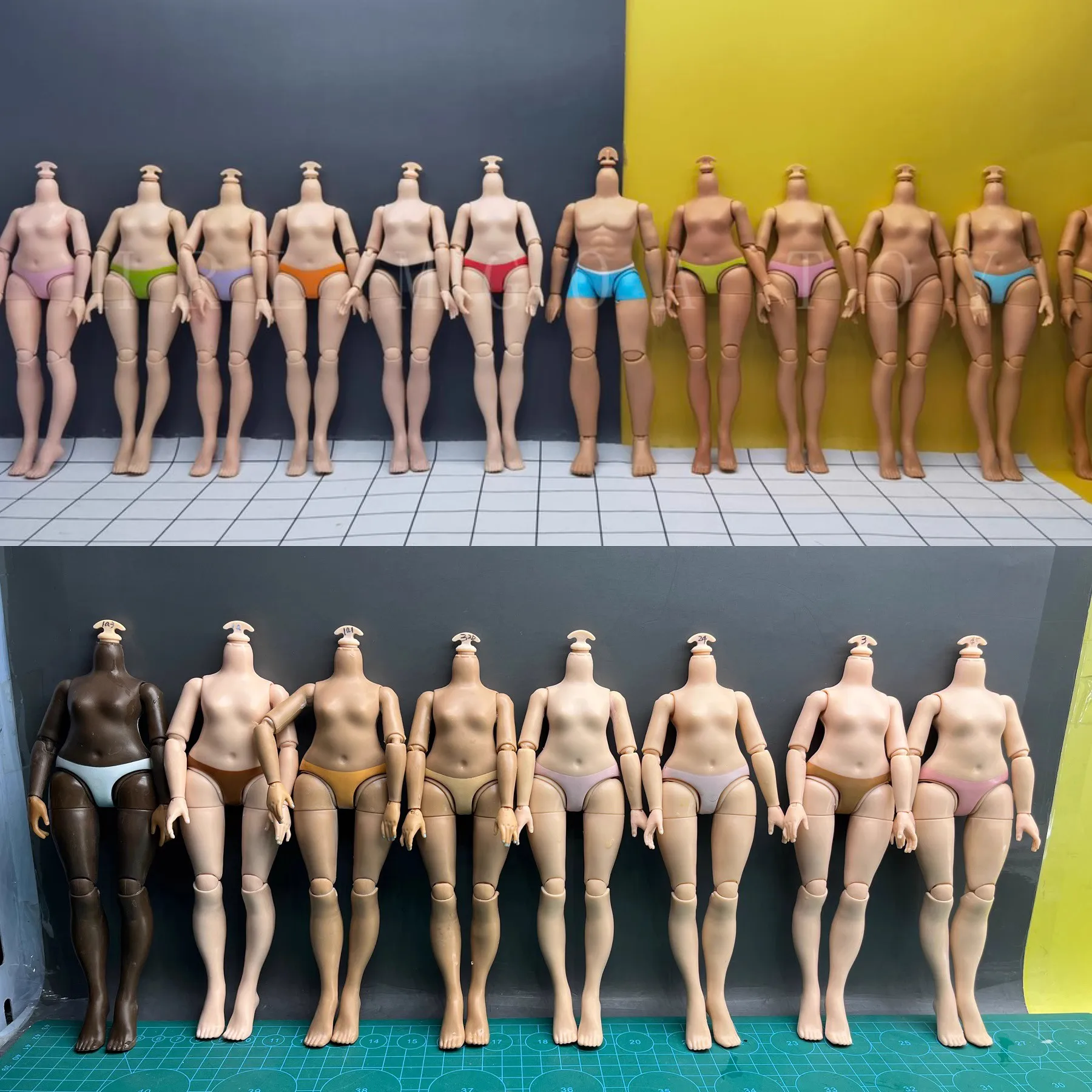 قوس قزح دمية عارية المدرسة المتوسطة للفتيات ، الأصلي متعدد الأنماط هدية المهرجان ، لعب خلع الملابس ، 28 *