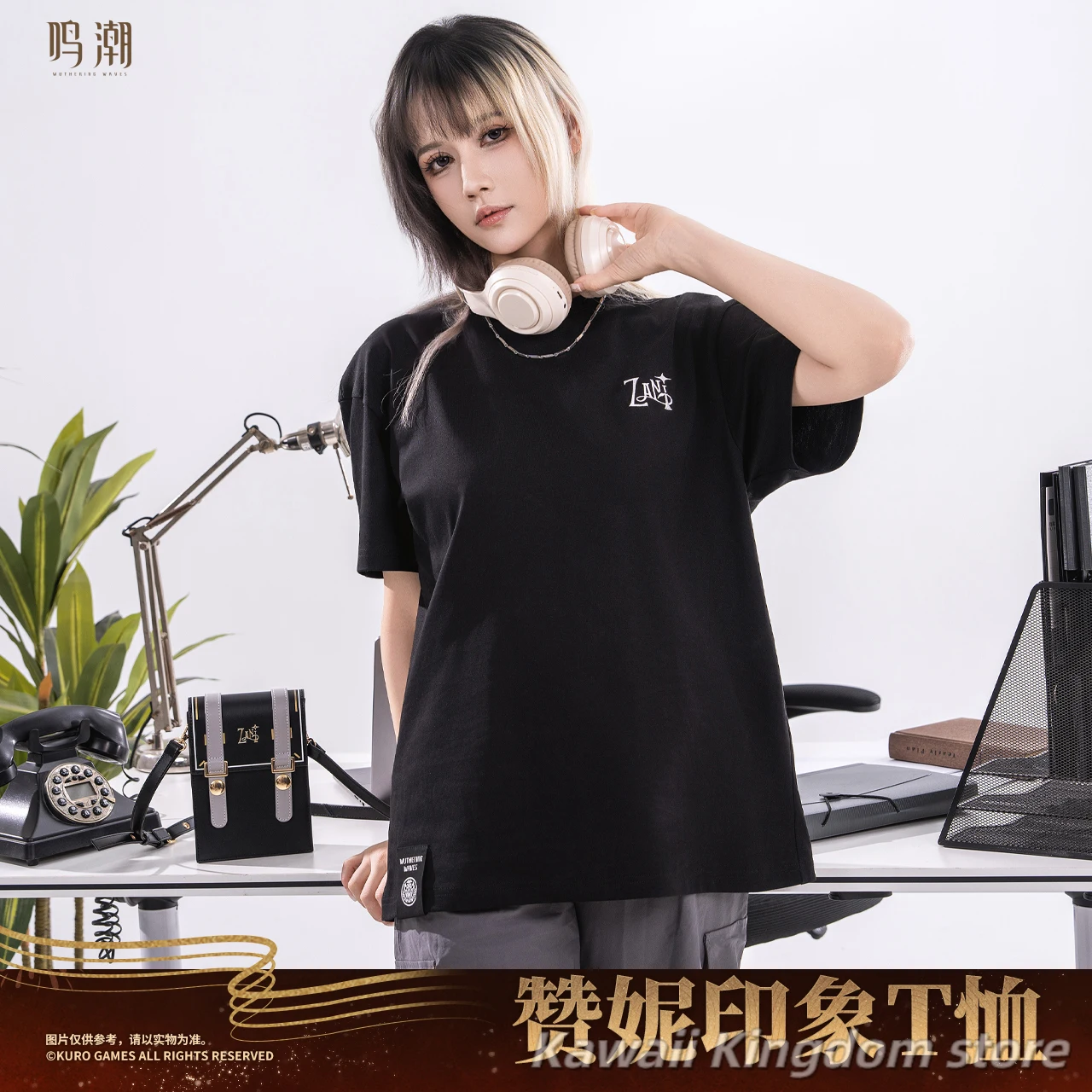 

Official Original Anime Game Wuthering Waves Zani Anime T Shirt Summer Men T-Shirt Casual Women Crew Neck Short Sleeve Tees