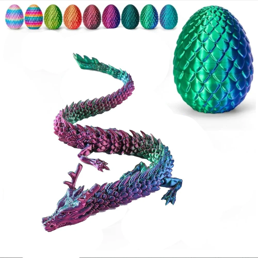 3D Printed Dragon Eggs with Dragon Inside,Mystery Easter Egg