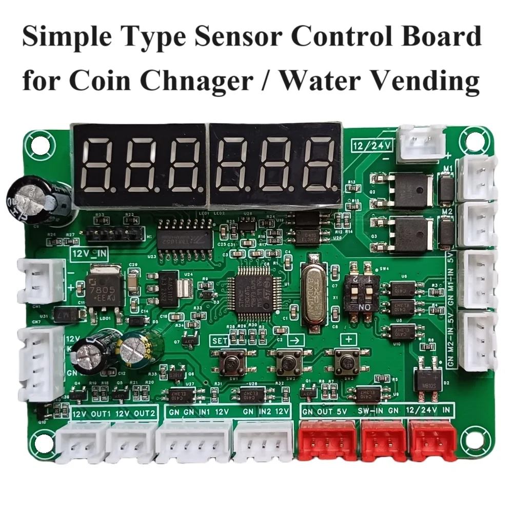 1-2 Sensors Control for Coin Changer Water Vending Machine Motor Sensor Times Count