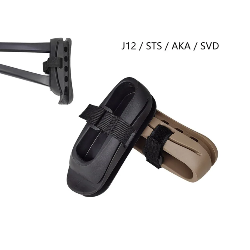 Accesorios Tácticos para Exteriores J12CP AK105 AK74U, Soporte Trasero Triangular Plegable, Almohadilla de Goma, Accesorios SVD