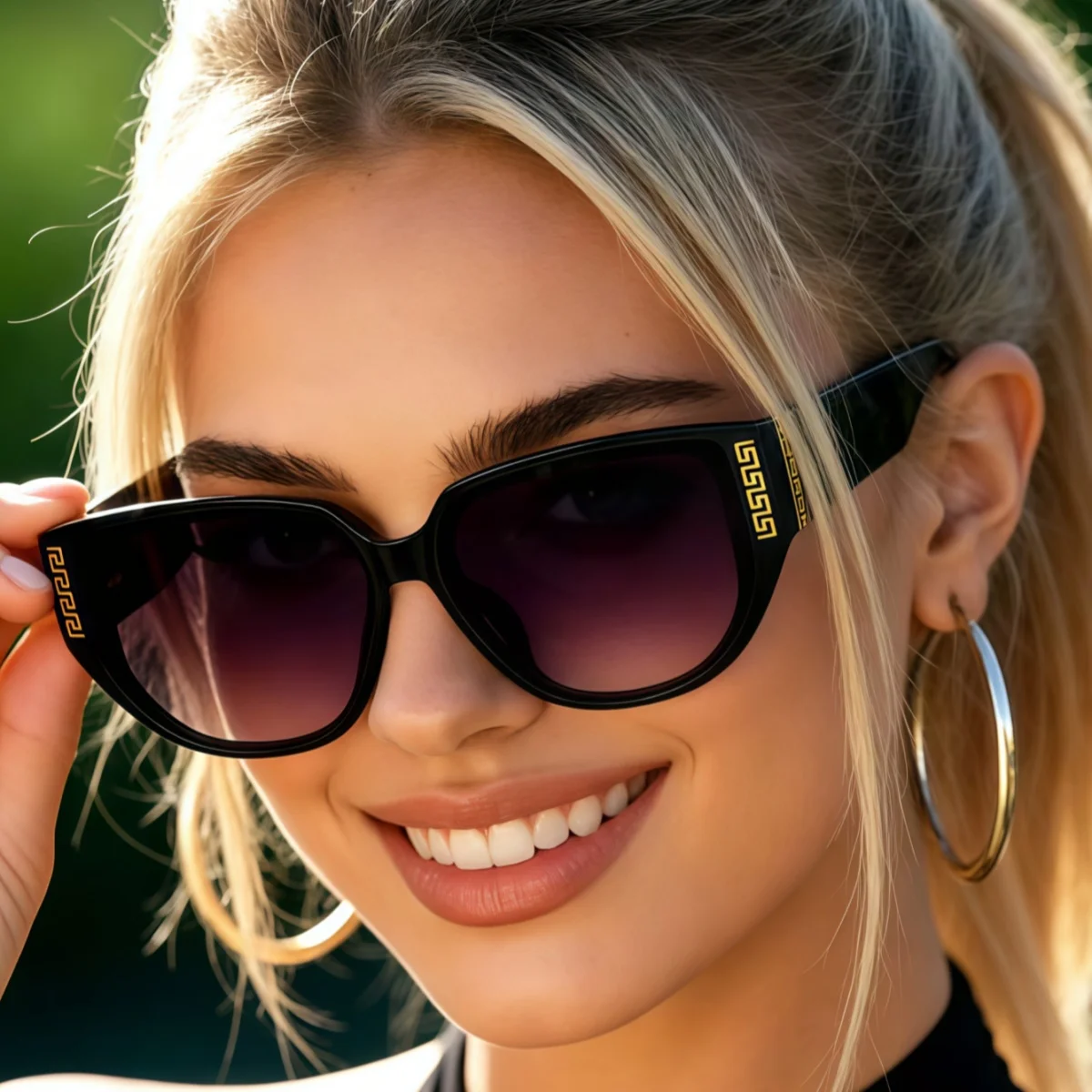 

Модные солнцезащитные очки унисекс в европейском и американском ретро-стиле Y2K для лета, защиты от солнца, УФ-излучения и легкой защиты от света.