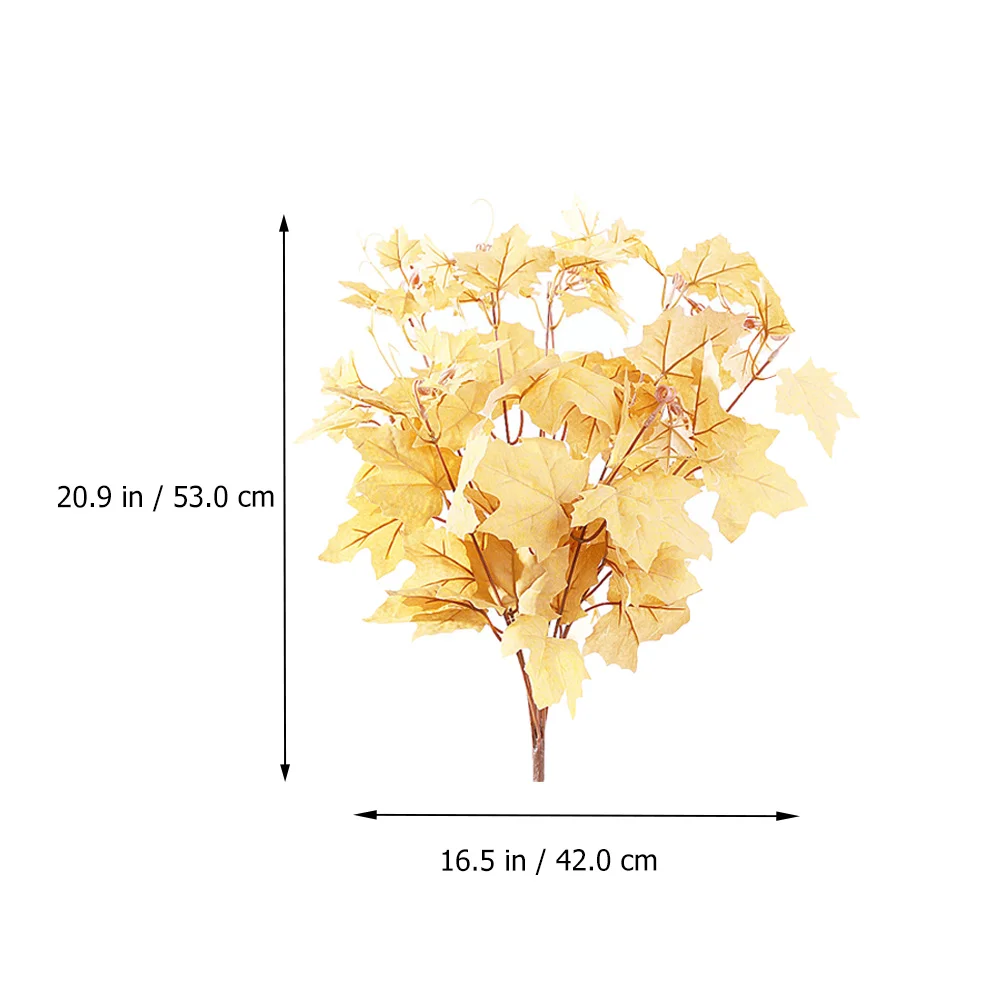 

Simulated Leaves Decor Simulation Plant nament Fall Fake Decorative Plant Silk Flower nament Indoor Decoration