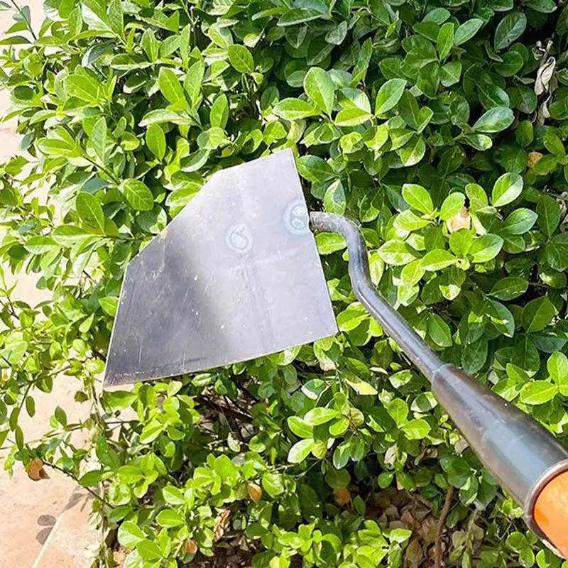 Handheld Agricultural Weeding Hoe, Aço Manganês Espessado, Plantando Jardinagem Vegetal, Soltar o Solo, Ferramentas de ervas daninhas