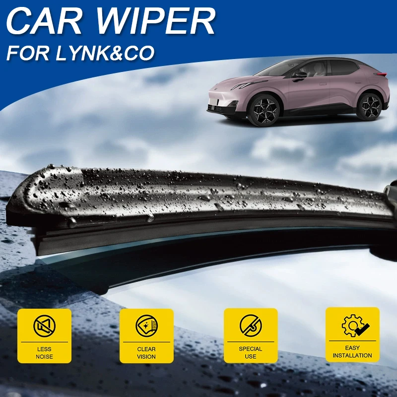 

2PCS Car Blade Windshield Rubber Wiper For YNK&CO 02 Z20 03 05 06 07 01 08 Z10 2021-2026Cleaning Protect Auto External Accessory