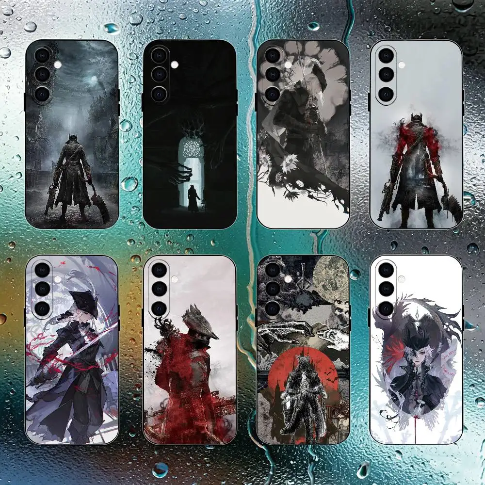 Game B-Bloodborne D-Dark S-Souls Phone Case For Samsung Galaxy A73,A72,A71,A70,A53,A52,A51,Soft Silicone Black Cover