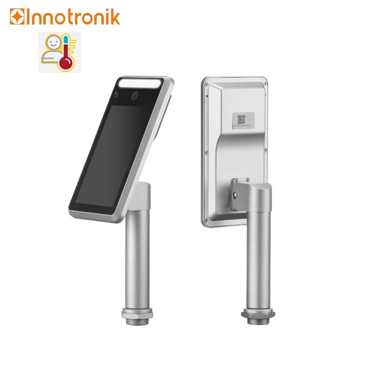 Innotronik Non contact Automatic Face recognition Time Attendance Machine Access Control Body Temperature Measuring Device