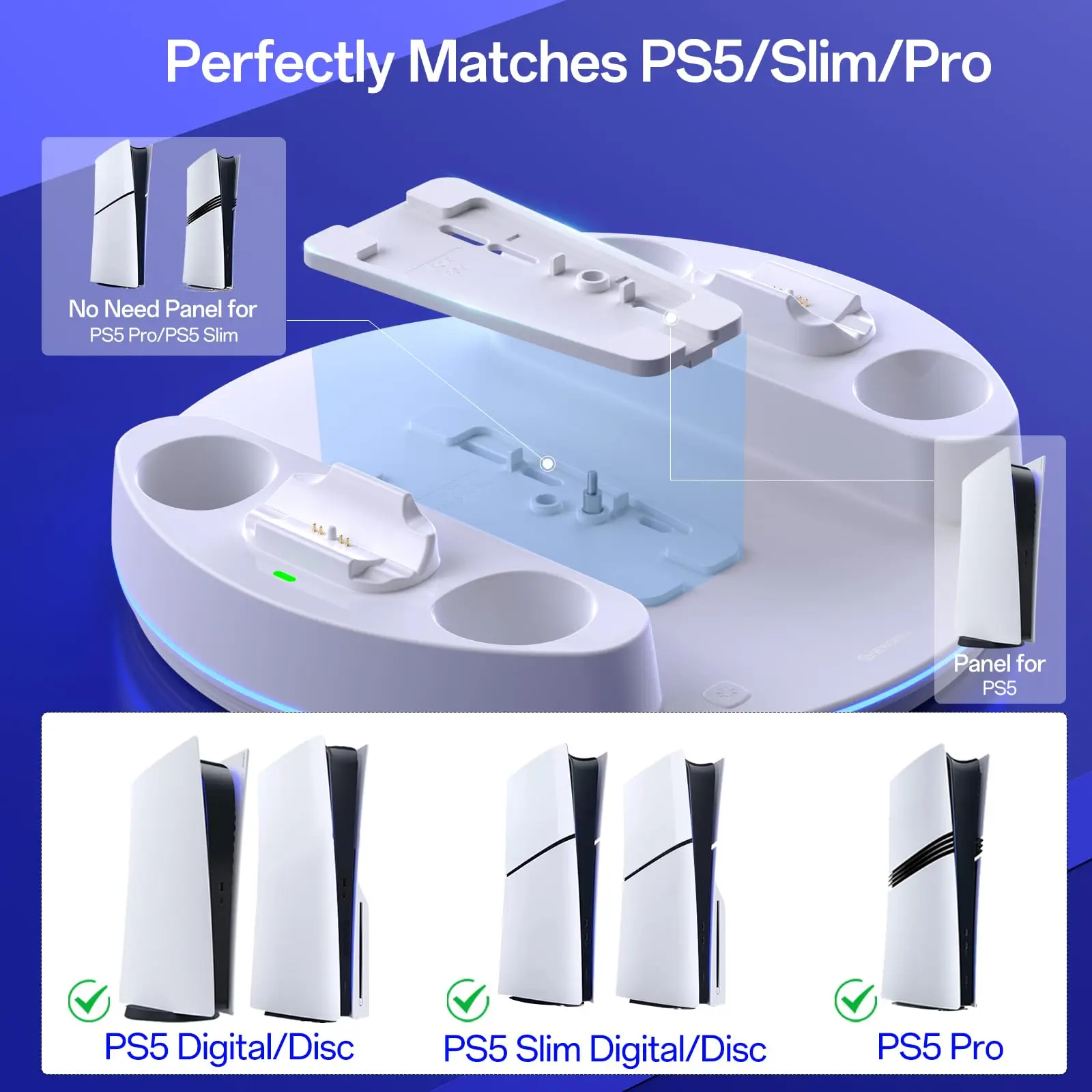Thumbnail 2 - #67 Latest PS5 Controller Chargers Offers