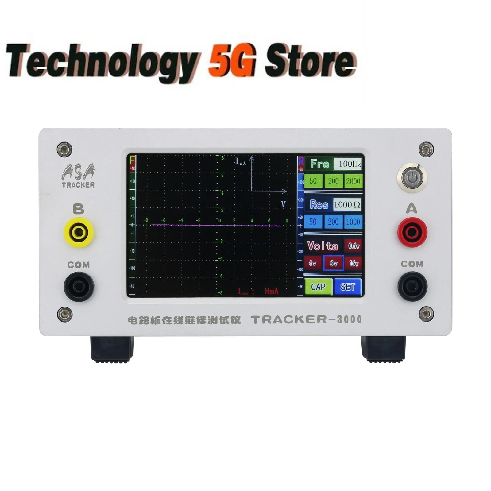 TRACKER-3000 回路基板テスター VI カーブテスター LCD タッチスクリーンアルミシェル付きテストツール