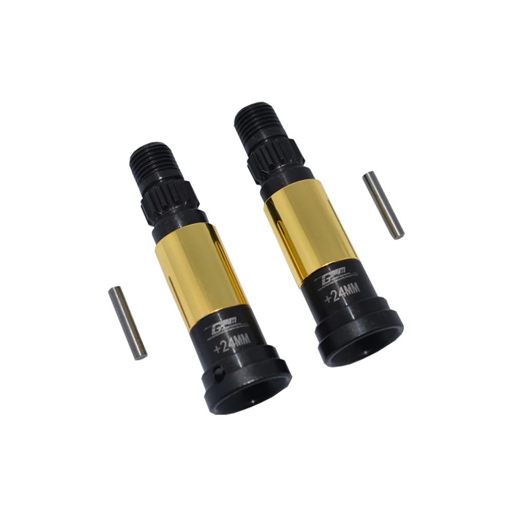 GPM for Traxxas 1/6 XRT 1/5 X-MAXX 8S RC Car Upgrade Accessories Metal Steel Front Rear Lengthened 24mm CVD Head Stub Axle 7768