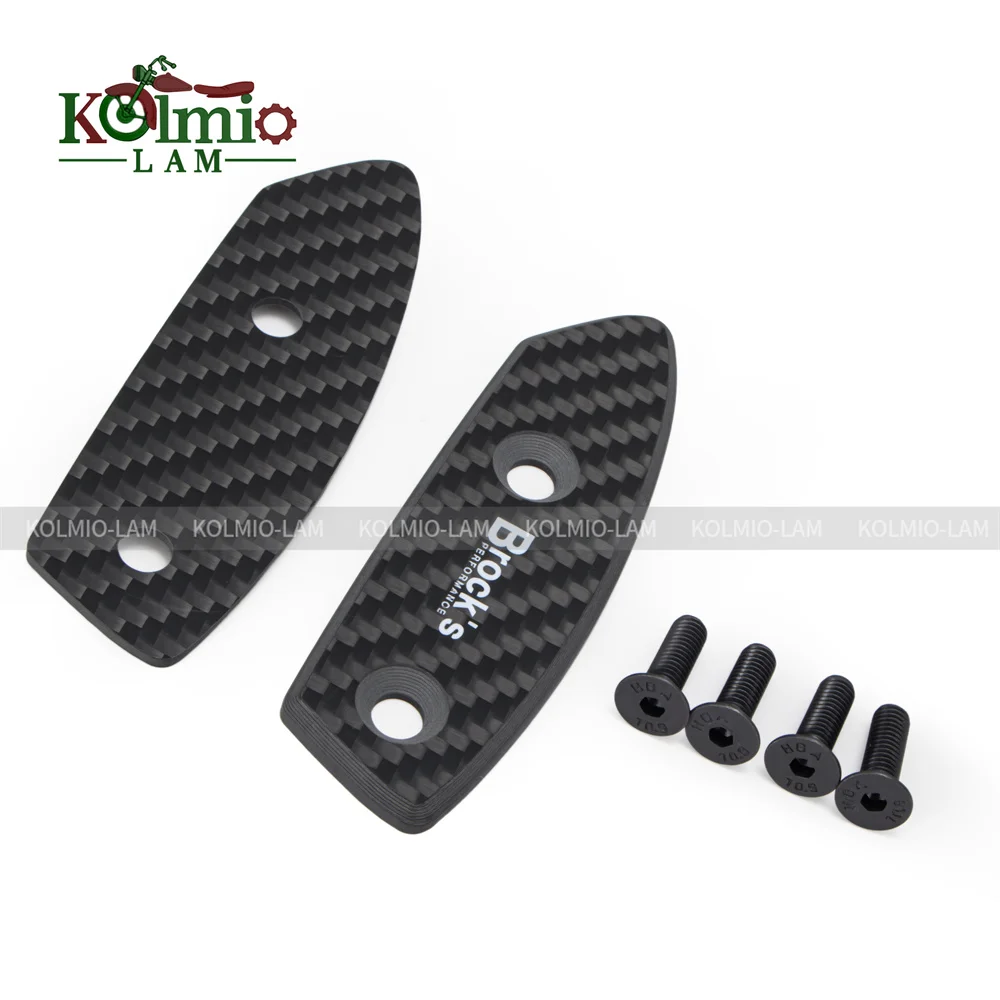 الكربون الألياف دراجة نارية مرآة الرؤية الخلفية كتلة قبالة قاعدة لوحة صالح ل 1999 - 2025 سوزوكي هايابوسا GSX1300R GSXR1300 2024 2023 22