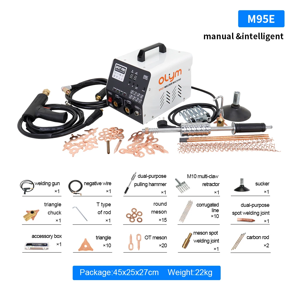 OLYM 220V Spot Welder Dent Puller Machine Car Body Repair Equipment Tools with Australian Standard Plug for Auto Dent Repair