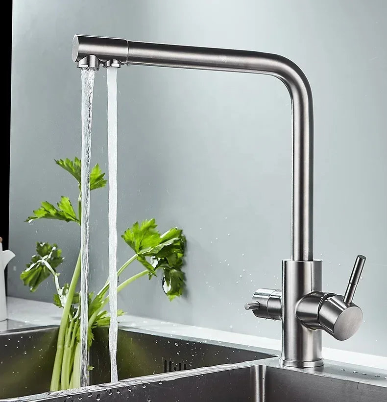 YYHC-Hot 304 stainless steel kitchen faucet, durable kitchen faucet, deck-mounted kitchen sink faucets