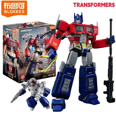 BLOKEES Building Blocks Transformers Legend Edition Optimus Prime Ver.EVO Anime Figure Assembly Toys Collect Gifts Ornaments