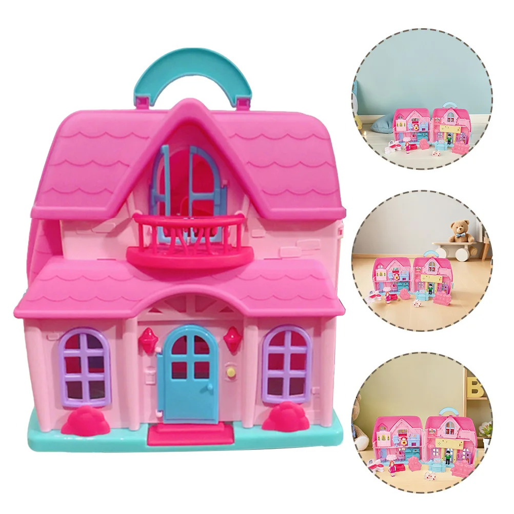 

1Set Creative DIY House Kit for Kids High-Quality Plastic Material with Complete Accessories Perfect Birthday Gift for Children