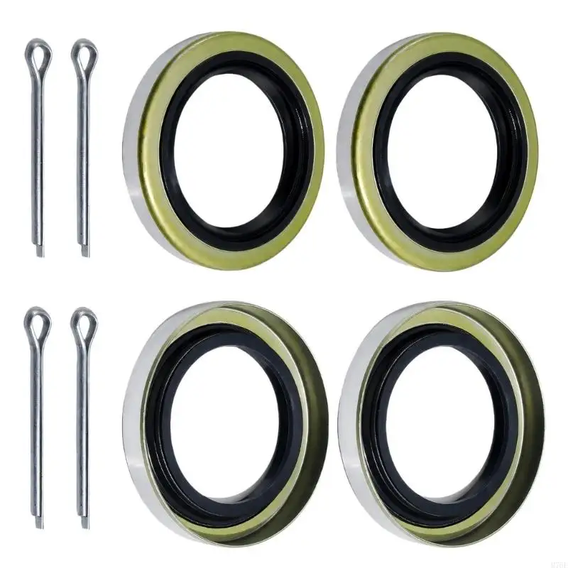 M76E Grüner Anhänger-Fettdichtungssatz mit Doppellippenstruktur, 4er-Pack für Anhänger – Detail 3