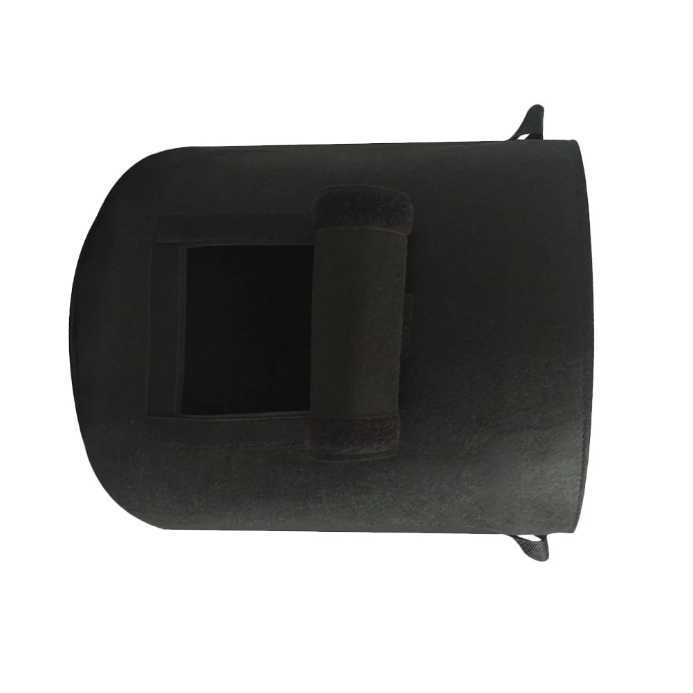 5 قطعة حقيبة زراعة النبات S 4 جالون أسود غير المنسوجة النسيج دائم تنفس مقاوم للماء تعزيز غرزة تصميم زراعة حقيبة