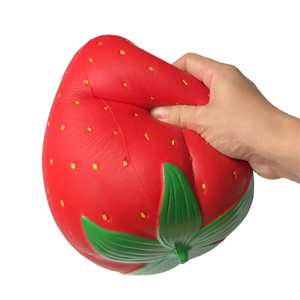 

Игрушка-антистресс Jumbo Kawaii Апельсиновая клубника медленно восстанавливающая форму сжимаемая игрушка-антистресс гигантский крем Ароматизированная игрушка для снятия стресса