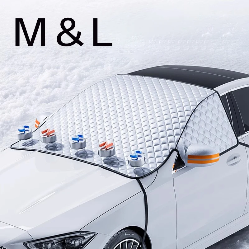 Car Windshield Snow Shield Cover Protection Front Window Frost  Waterproof Shade Suv Sedan Winter Dust Covers Shades Auto Glass