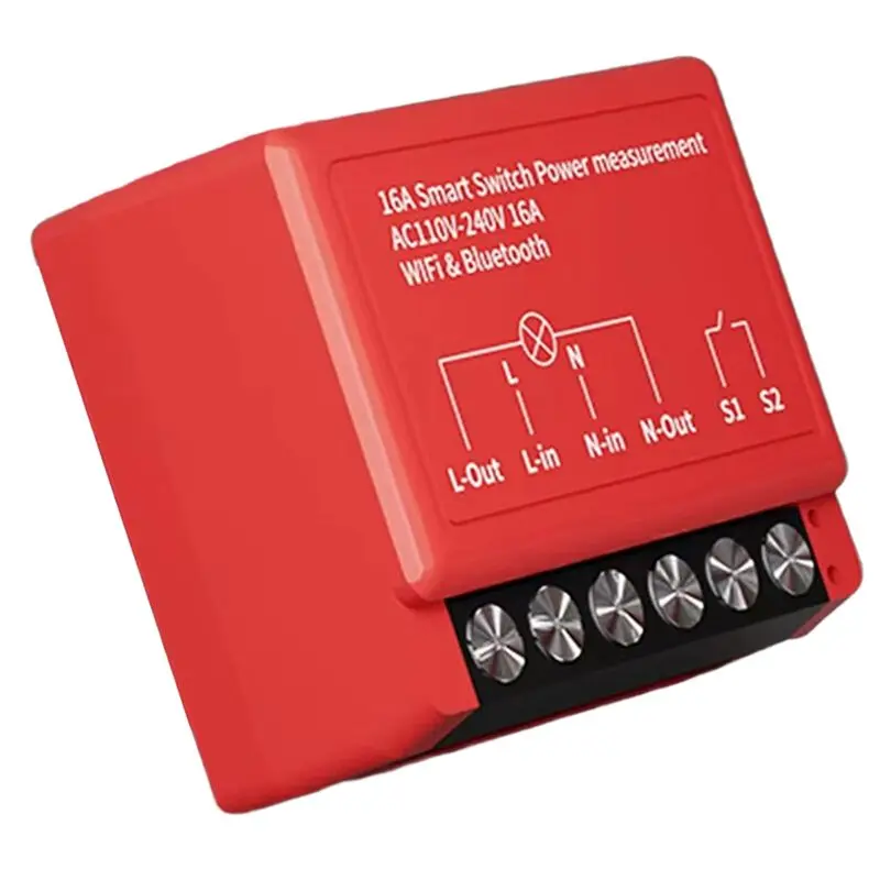 

Curated Collection Tuya Smart Life WIFI+ BLE 16A Power Measurement Switch Module DIY Timing Breaker Switch Google Alexa Voice Co