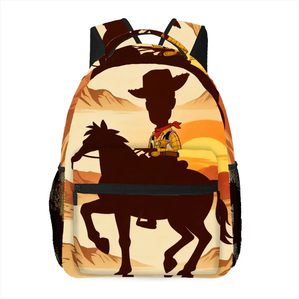 

1pc Toy Story Woody Pattern Printed Backpack, adjustable shoulder strap, essential for daily commuting and leisure