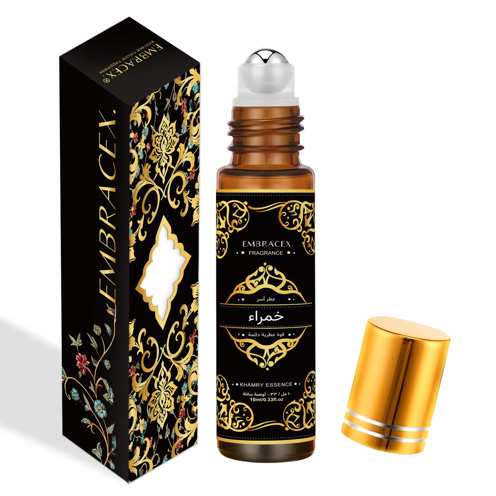 

10ml Khamry Essence Essential Oil خمراء Roller Fragrance Perfume Oil Eid al-Fitr Gift Long Lasting Scent Car Air Freshener