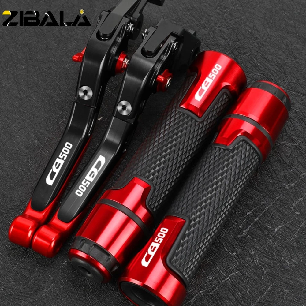 

Folding Brake Clutch Levers Handlebar Grip Handles bar Hand Grips Motorcycle Accessories FOR HONDA CB500 CB 500 1994 1995 1996