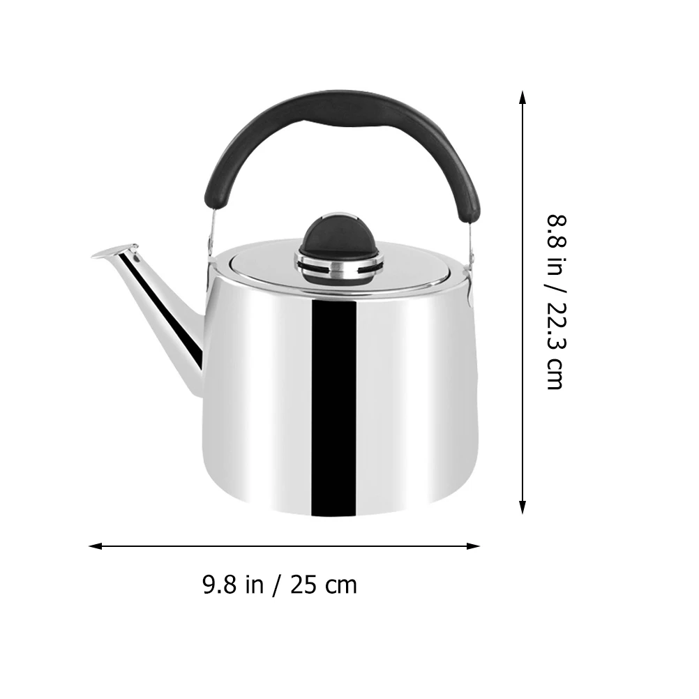 

Stainless Steel Whistling Kettle Tea Kettle For Gas Stove Induction Cooker Boil Water Kitchen Appliance