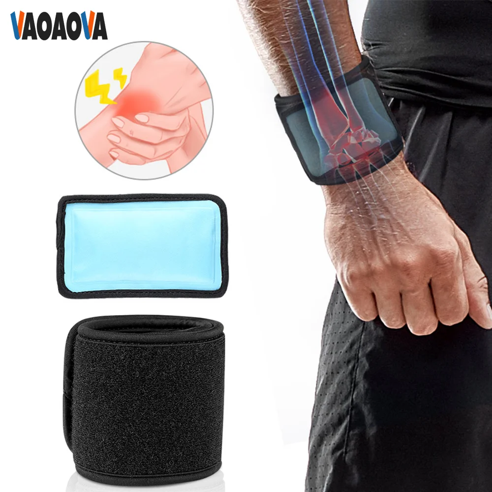 1 Pcs Cold Therapy Wrap Cold Packs Reusable Gel Ice Pack Compress For Injuries Recovery Pain Relief Hand Wrist Elbow Foot Ankle