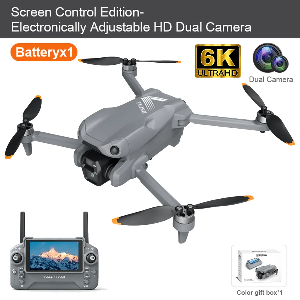 Aerial Photo LF682 Drone 8K HD Dual Cameras GPS Optical Flow Obstacle Avoidance 5G Screen Remote Control Brushless RC UAV 20000M image 3