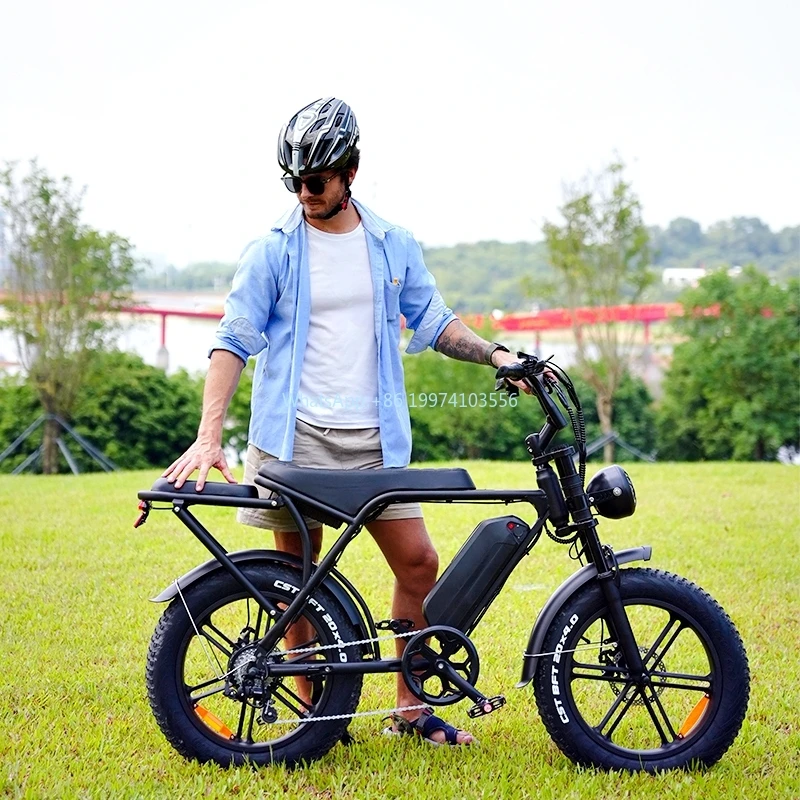 

Hot Sale Electric Bike Adult Mountain 20 Inch 500W E bikes Electric Bicycle Lithium Battery electric fat tire bike