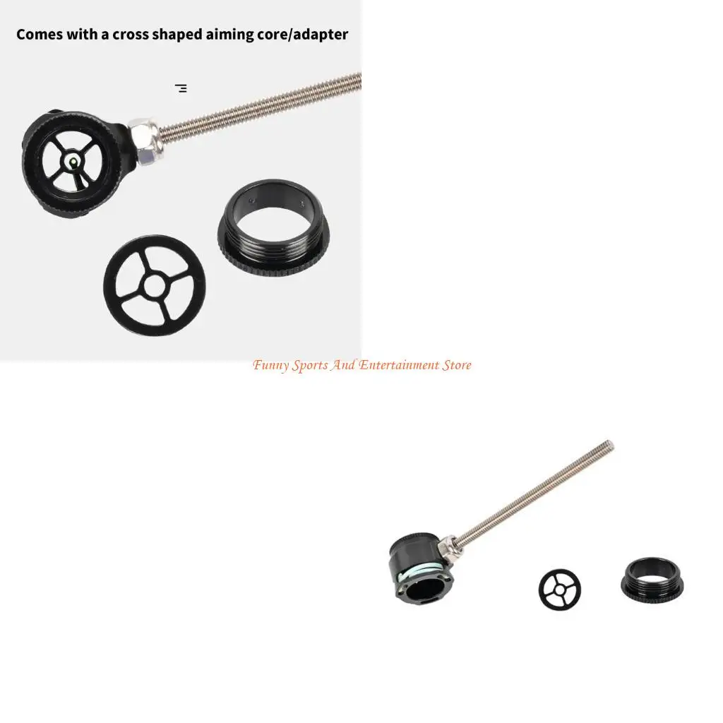 c4de-recurvo-vista-0019-pulgadas-fibra-optica-pin-cruza-circulo-apuntando-cabeza