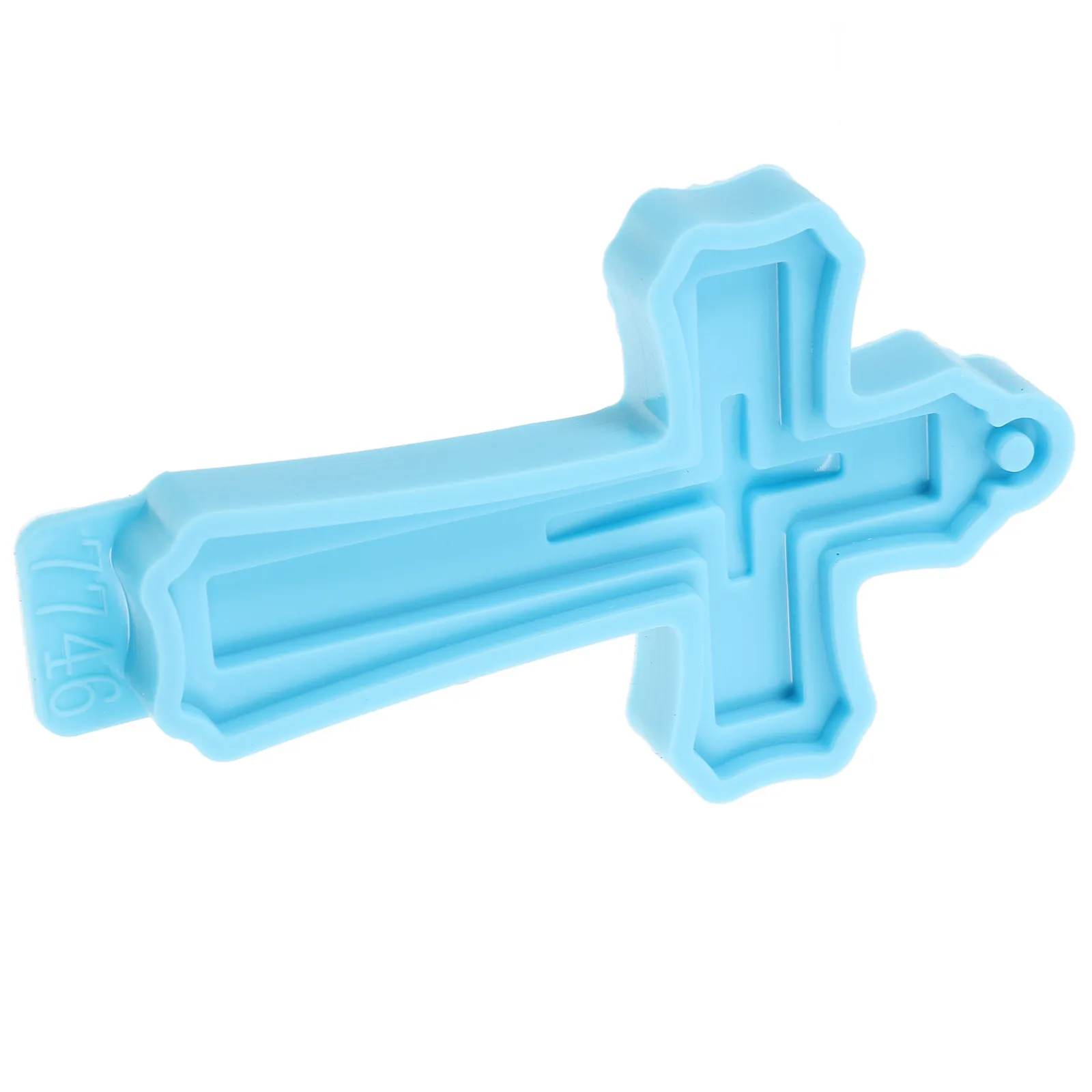 

Cross Silicone Mold for Resin Pendant Keychain DIY Craft Casting Flexible Non-Sticky Epoxy Resin Mold Cross Pendant Shaped Molds